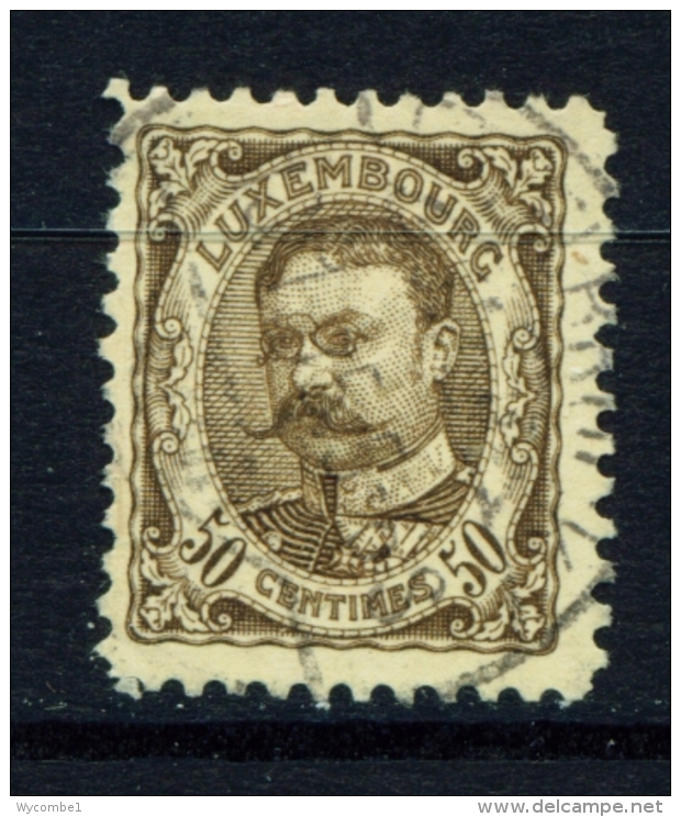 LUXEMBOURG  -  1906 To 1919  Grand Duke William IV   50c  Used As Scan - 1906 William IV