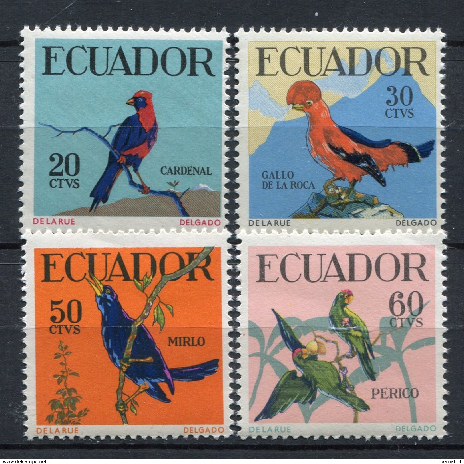 Ecuador 1958. Yvert 644-47 ** MNH. - Ecuador