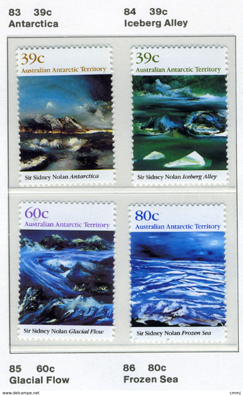 1989 - TERRITORIO ANTARTICO AUSTRALIANO - A.A.T  - Mi. Nr. 84/87 - NH - (CW2427.44) - Nuovi