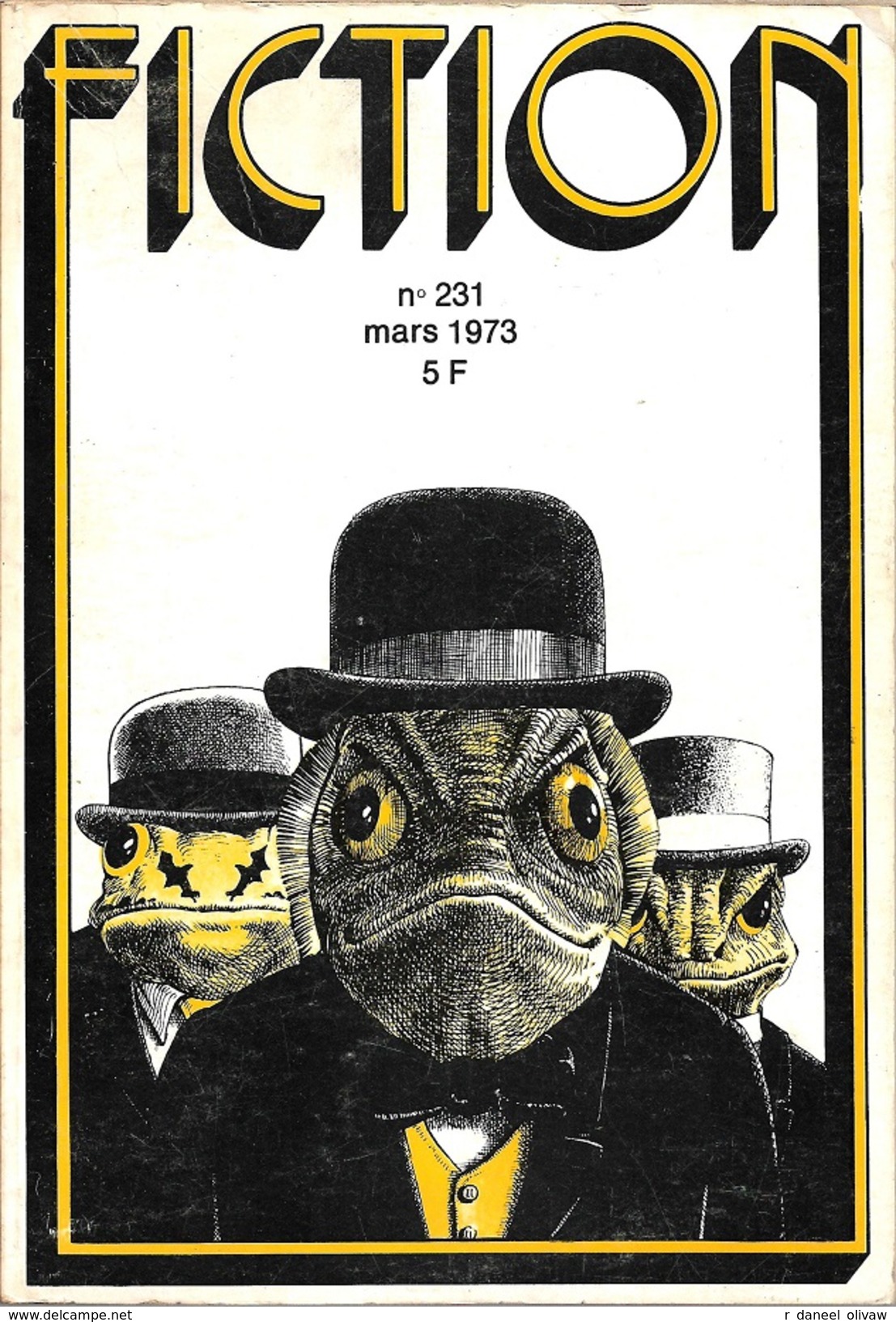 Fiction N° 231, Mars 1973 (TBE) - Fictie