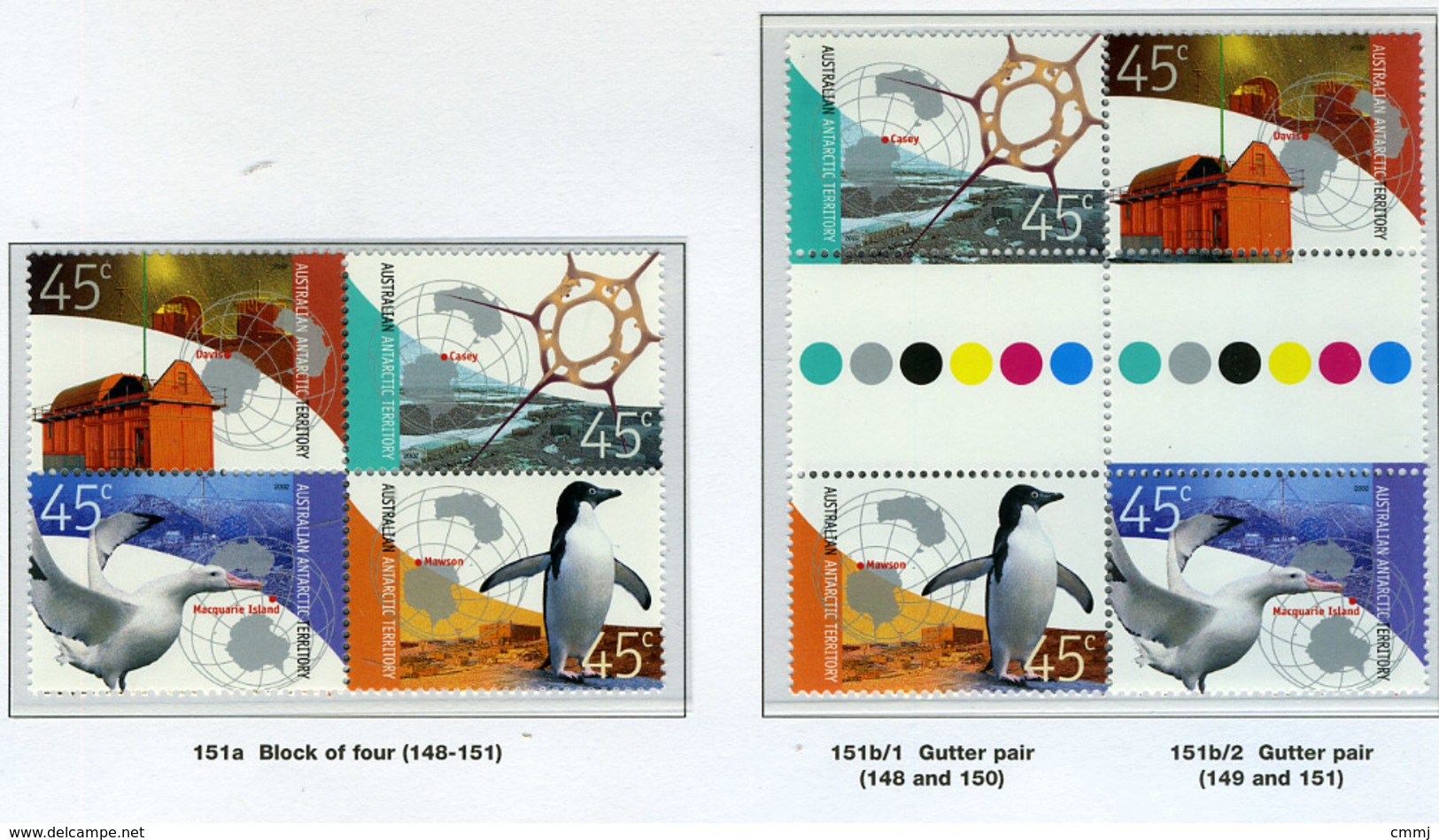 2002 - TERRITORIO ANTARTICO AUSTRALIANO - A.A.T  - Mi. Nr. 149/152 - NH - (CW2427.46) - Nuovi