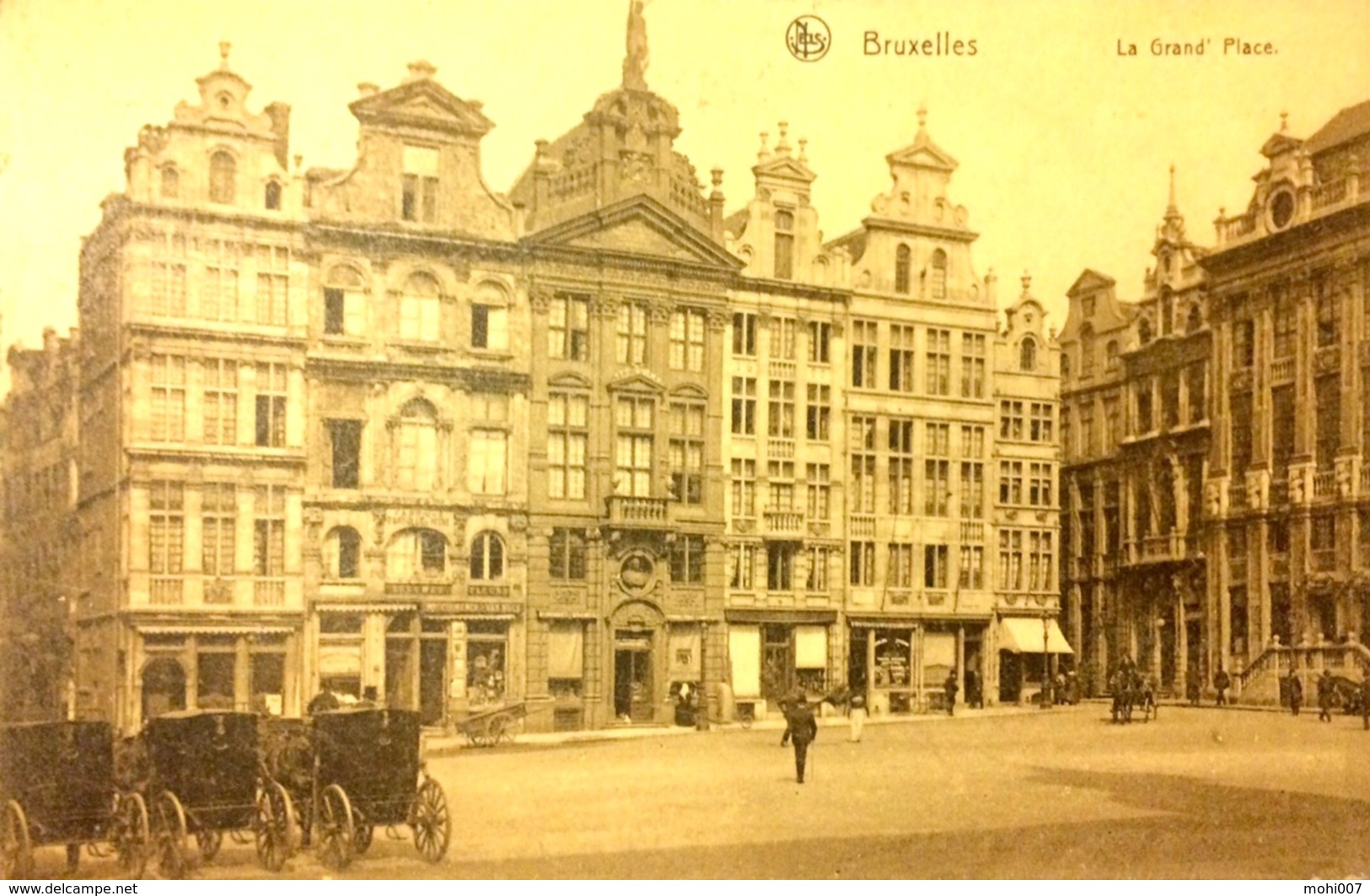 BRUXELLES - BELGIQUE - NELS (CPA PEU COURANTE), ANIMÉE, ÉCRITE, VOYAGÉE ET TIMBRÉE - Lotes Y Colecciones