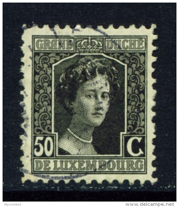 LUXEMBOURG  -  1914 To 1921  Grand Duchess Marie-Adelaide  50c  Used As Scan - 1914-24 Marie-Adelaide