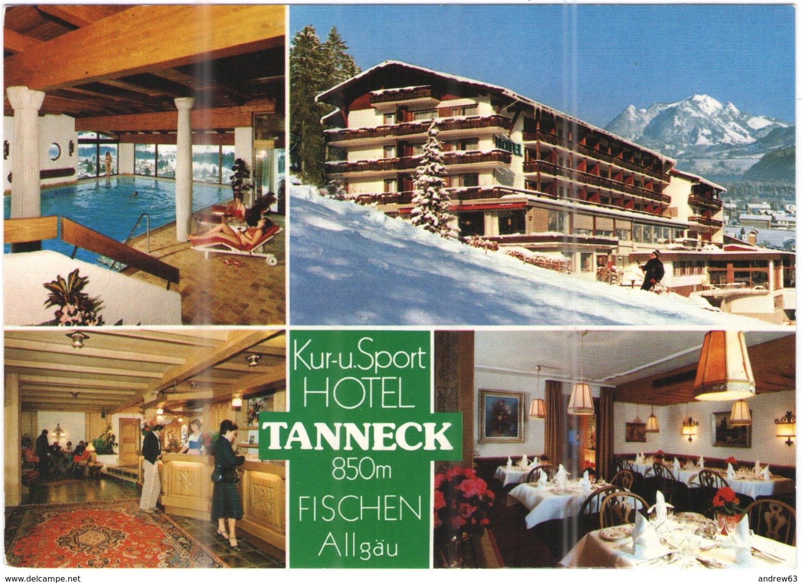 GERMANIA - GERMANY - Deutschland - ALLEMAGNE - BUNDESPOST - 1990 - 60 Europa Cept + Flamme - Kur-u.Sport Hotel Tanneck, - Fischen