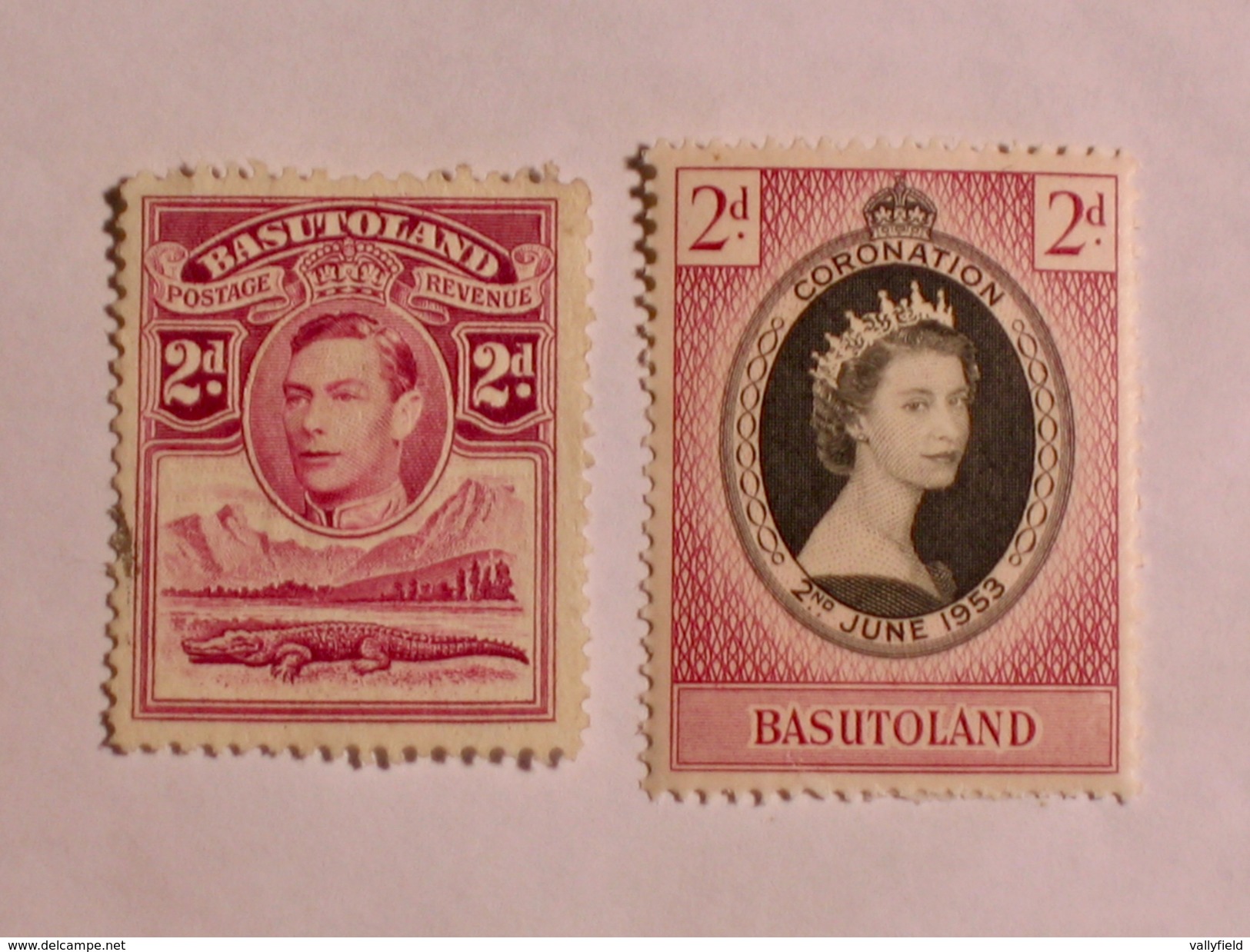 BASUTOLAND  1938-53  LOT# 3 - 1933-1964 Kronenkolonie