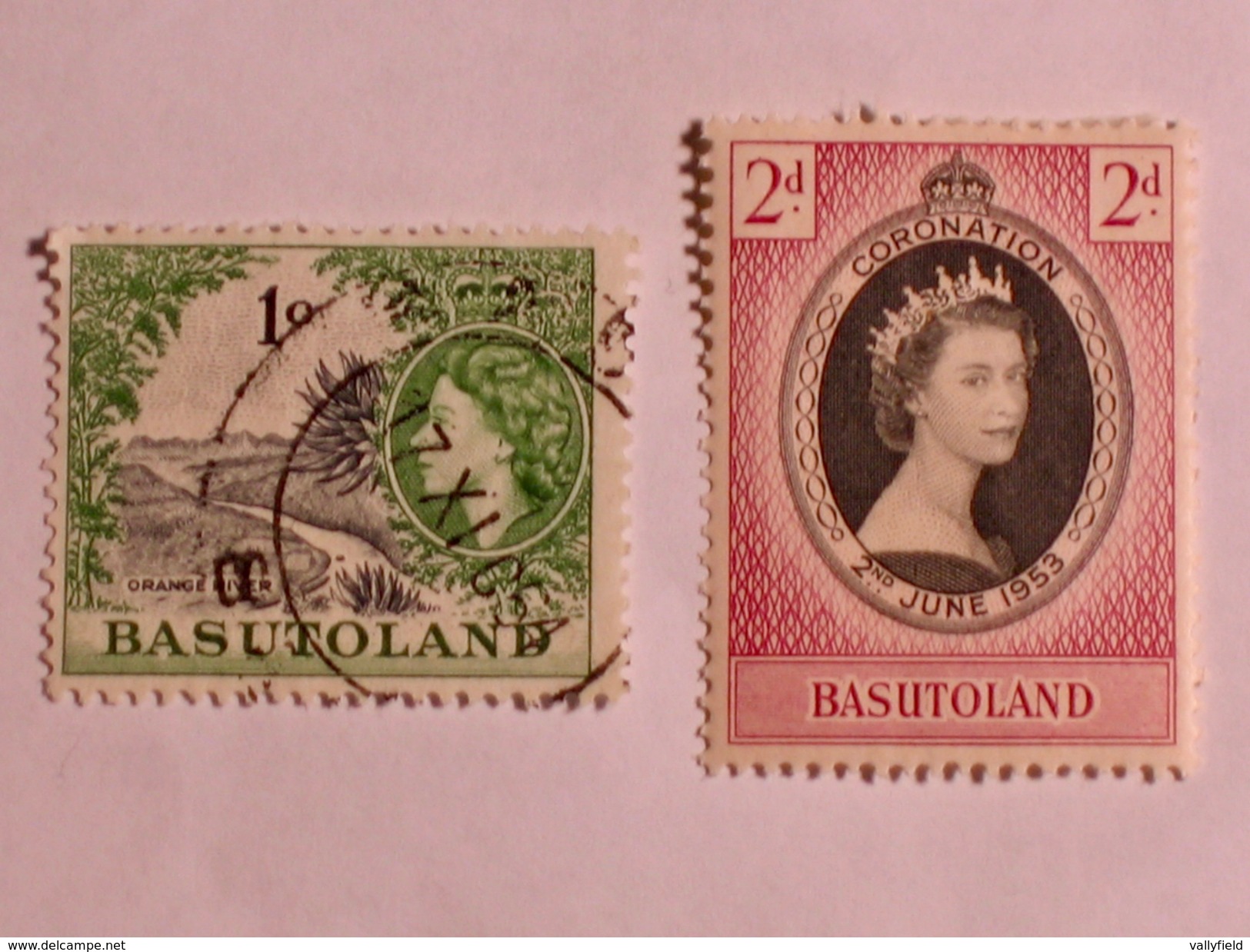 BASUTOLAND  1938-54  LOT# 6 - 1933-1964 Kronenkolonie