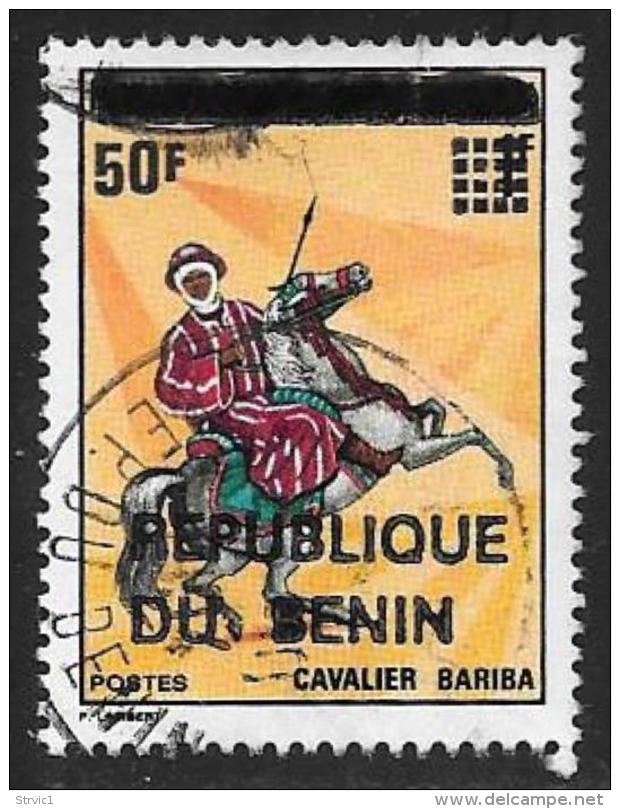 Benin(Dahomey) Scott # 711 Used #350 Surcharged, 1994 - Benin - Dahomey (1960-...)