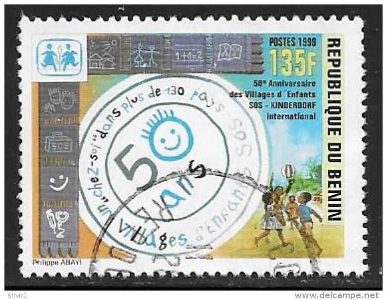 Benin(Dahomey) Scott # 1178 Used SOS Childrens Villages,1999 - Benin - Dahomey (1960-...)