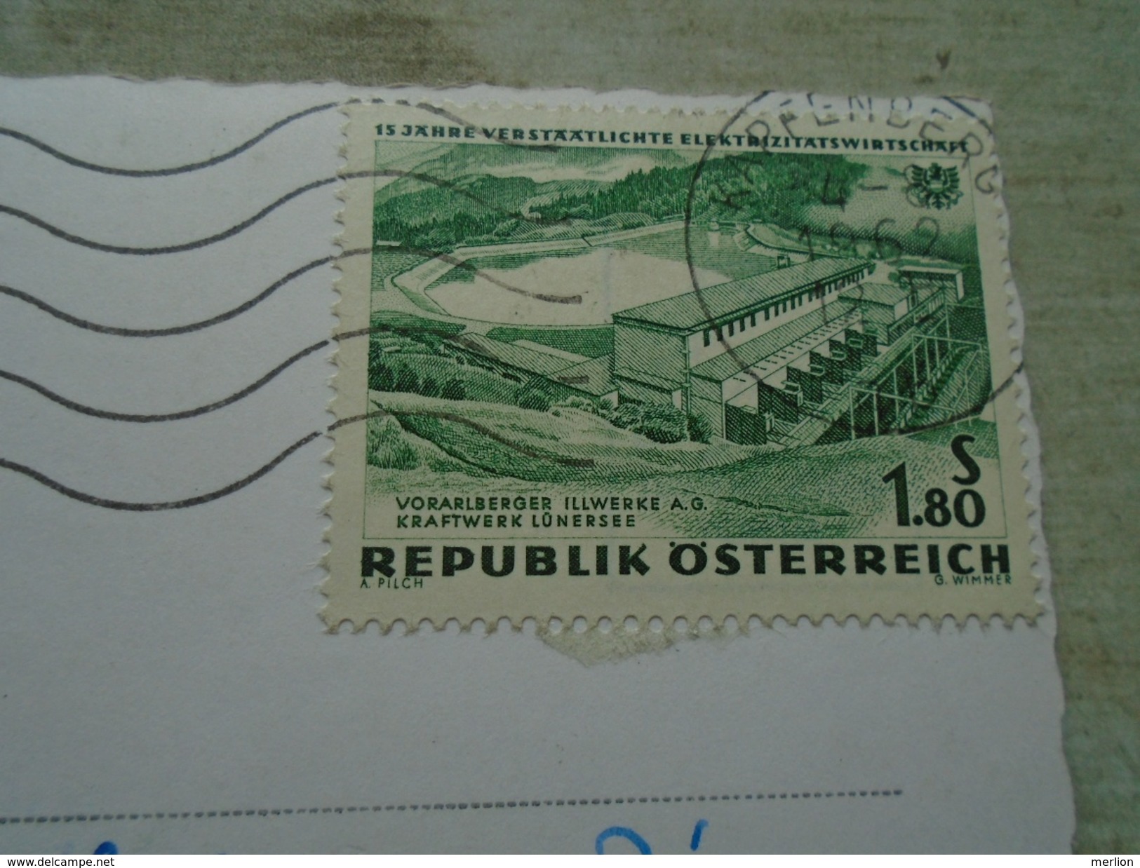 D149467  Austria  Burghotel  Kapfenberg , Mürztal Steiermark - Stamp Illwerke KW Lünersee 1962 - Mürzzuschlag