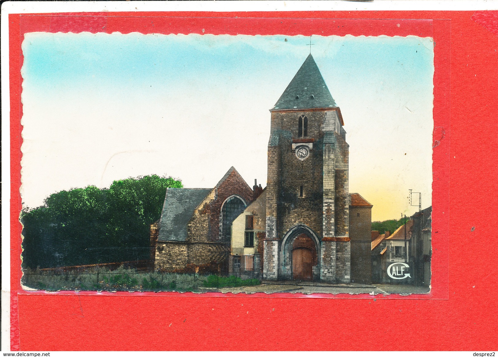 80 SAINT VALERY Sur SOMME Cpsm Eglise Saint Martin           4 G A L F - Saint Valery Sur Somme