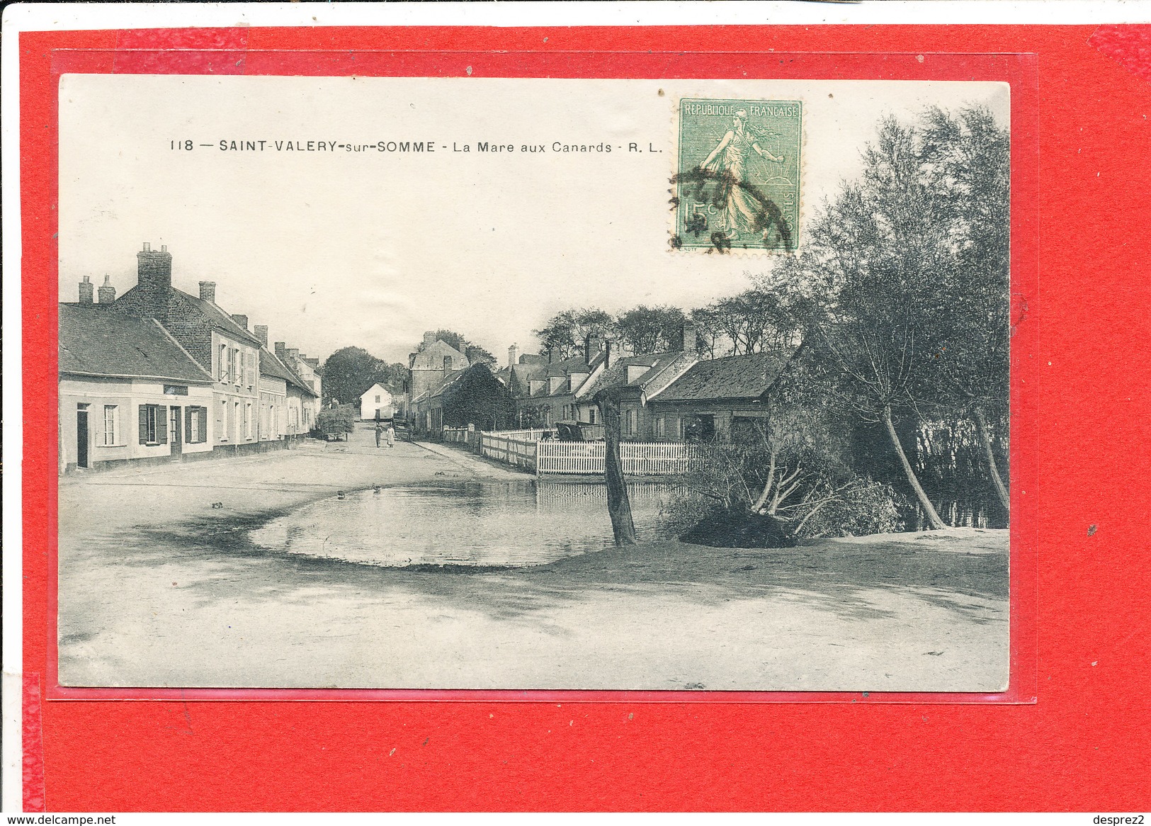 80 SAINT VALERY Sur SOMME Cpa La Mare Aux Canards        118 R L - Saint Valery Sur Somme