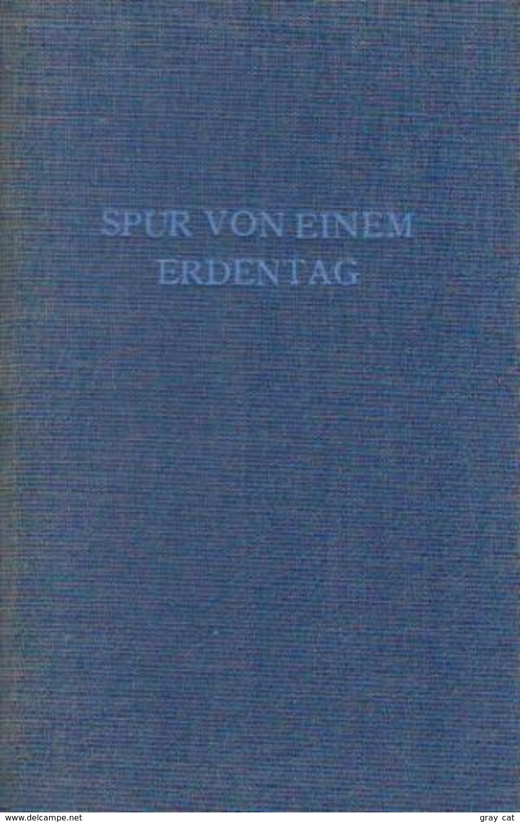 Spur Von Einem Erdentag By Baginsky, Albert - Old Books