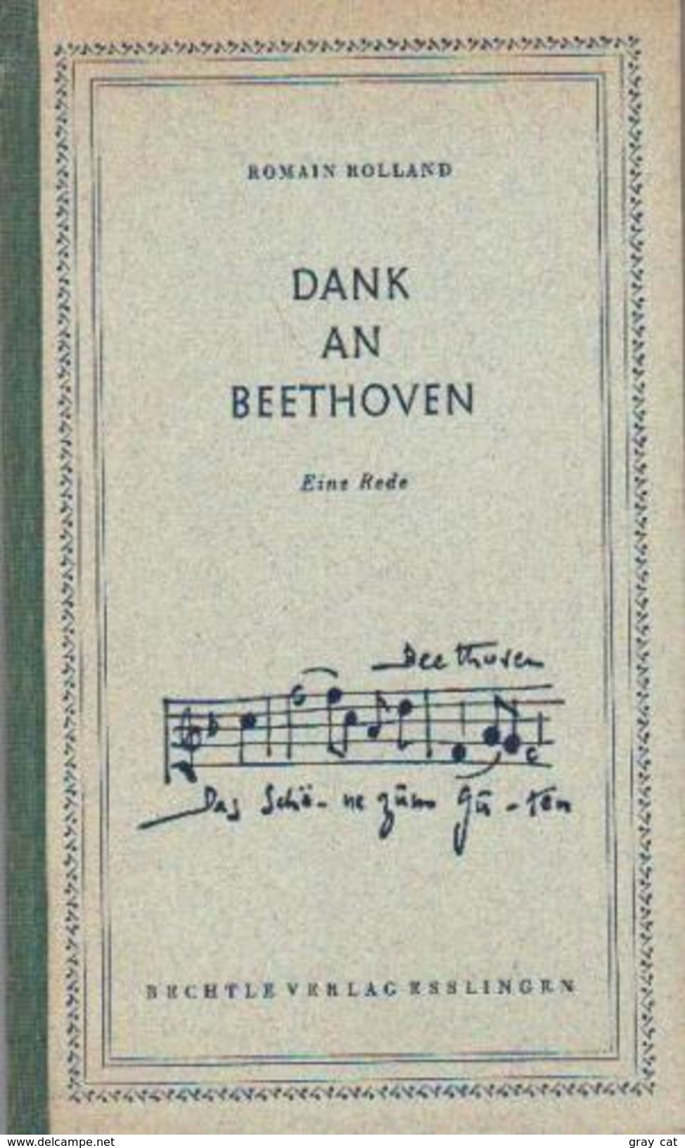 Dank An Beethoven By Rolland, Romain - Old Books