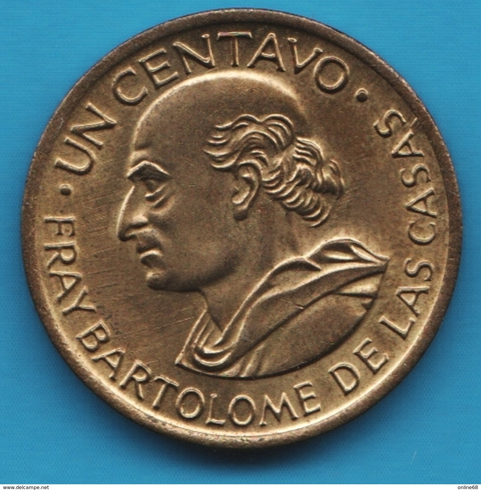 GUATEMALA 1 CENTAVO 1970 FRAY BARTOLOME DE LAS CASAS - Guatemala