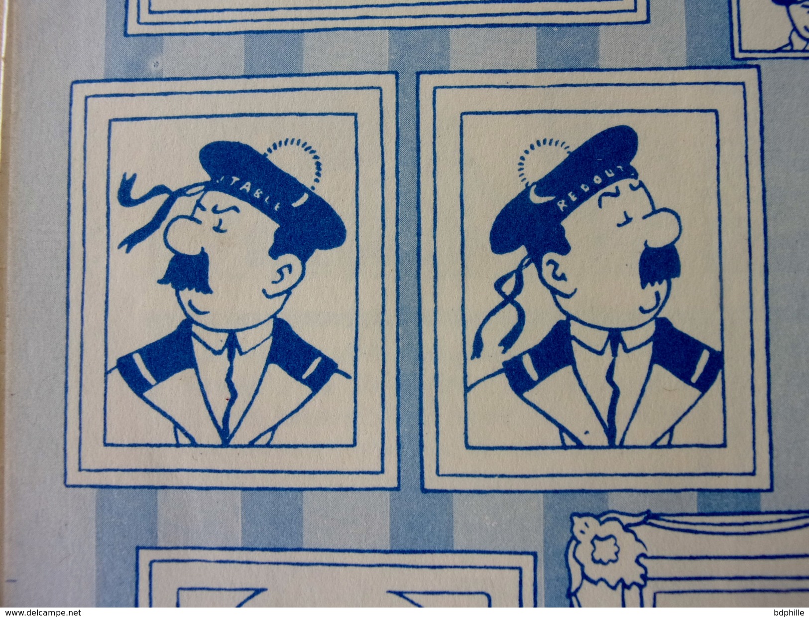 Tintin au Tibet EO 1960 (B29-Imp.Danel- Berets dupond "redoutable"dos rouge foncé)