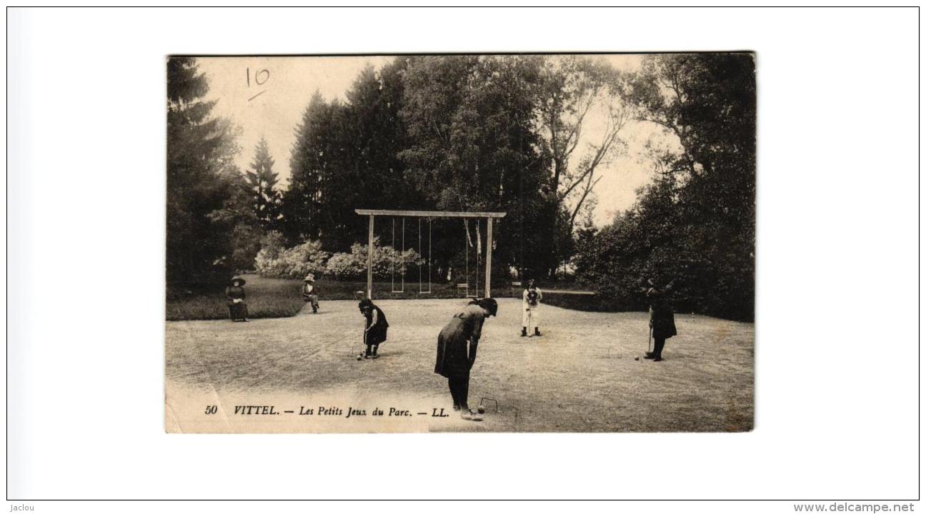 VITTEL PETIT JEUX DU PARC,CROQUET,BALANCOIRE A VOIR !!  REF 51795 - Jeux Et Jouets