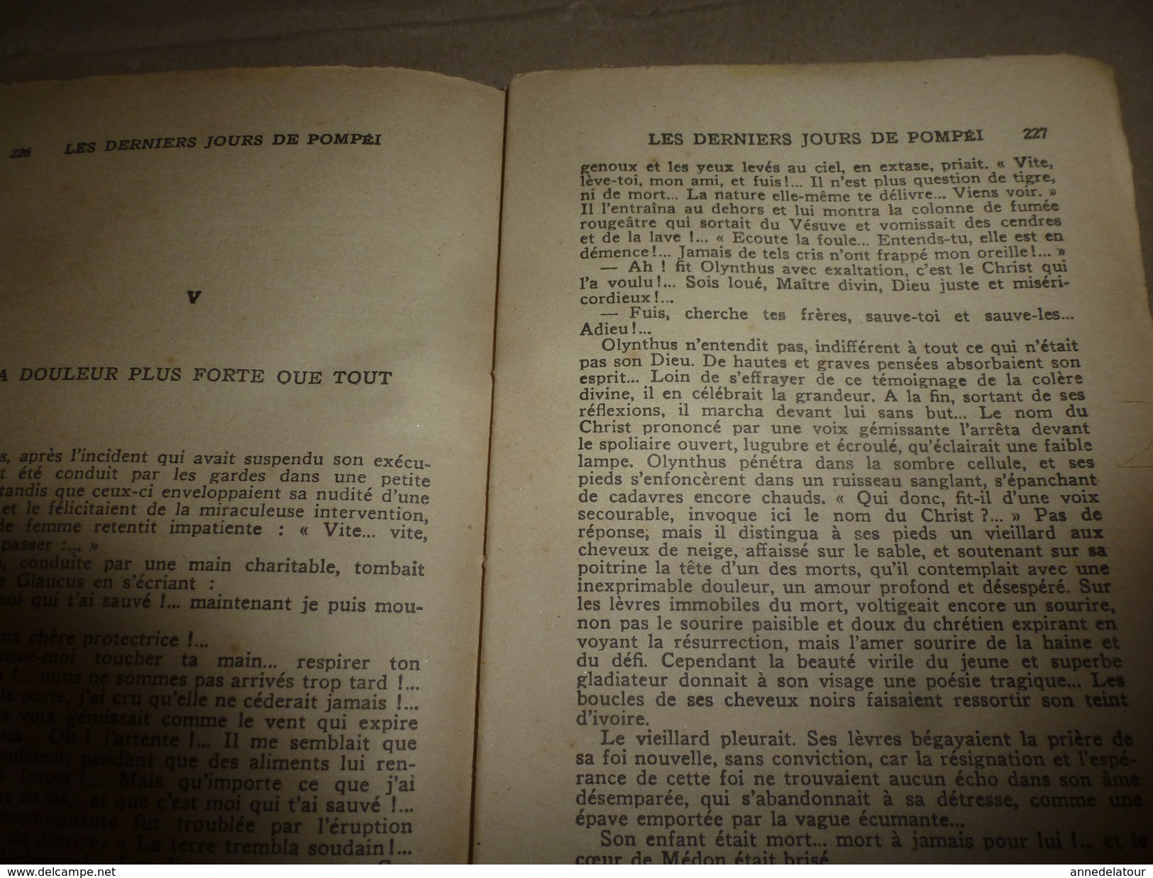 1936   LES DERNIERS JOURS DE POMPEI - par Lord Lytton