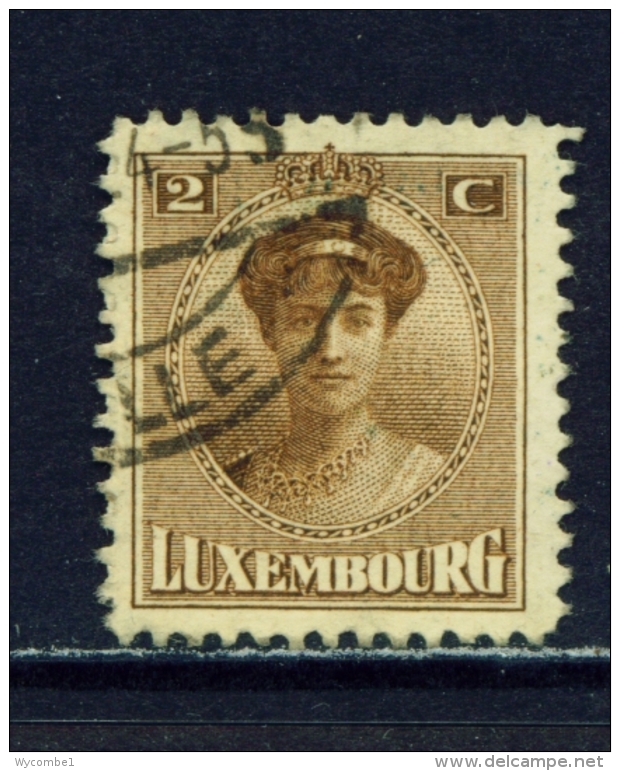 LUXEMBOURG  -  1921 To 1926  Grand Duchess Charlotte  2c  Used As Scan - Oblitérés