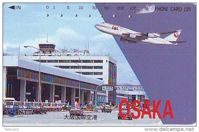Télécarte  JAPON *  (2226) Phonecard JAPAN *   * Airplane * Flugzeug Avion * AVION * AIRLINES * - Flugzeuge