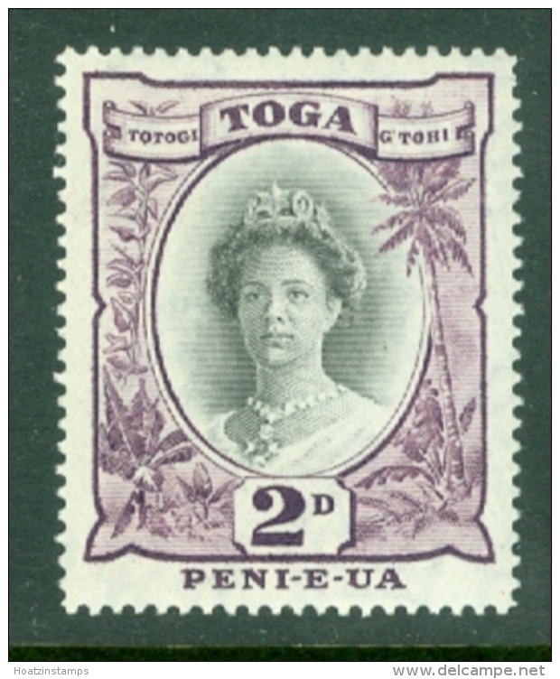 Tonga: 1942/49   Pictorial  SG76   2d   [Die II]  MNH - Tonga (...-1970)