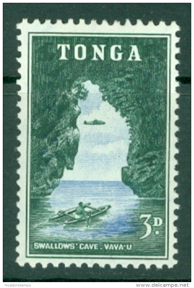 Tonga: 1953   Pictorial  SG104   3d   MH - Tonga (...-1970)