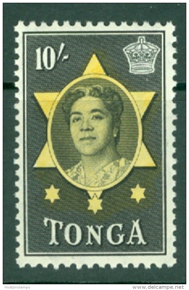 Tonga: 1953   Pictorial  SG113   10/-   MH - Tonga (...-1970)