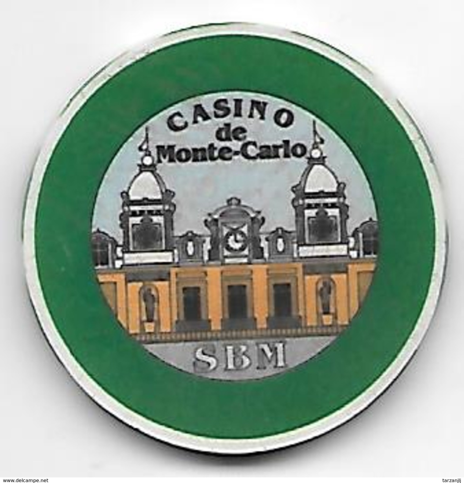 Ancien Jeton De Casino Société Des Bains De Mer De Monte Carlo - Monaco - Casino