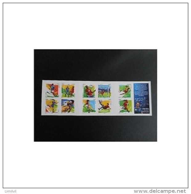 Carnet De Timbres Autoadhésif BC1278 - Les 10 Plus Beaux Gestes Des Footballeurs - Other & Unclassified