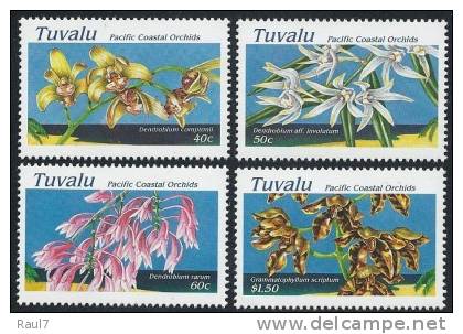 Tuvalu - 1995 - Flore, Orchidées - 4v Neufs ** // Mnh - Tuvalu (fr. Elliceinseln)