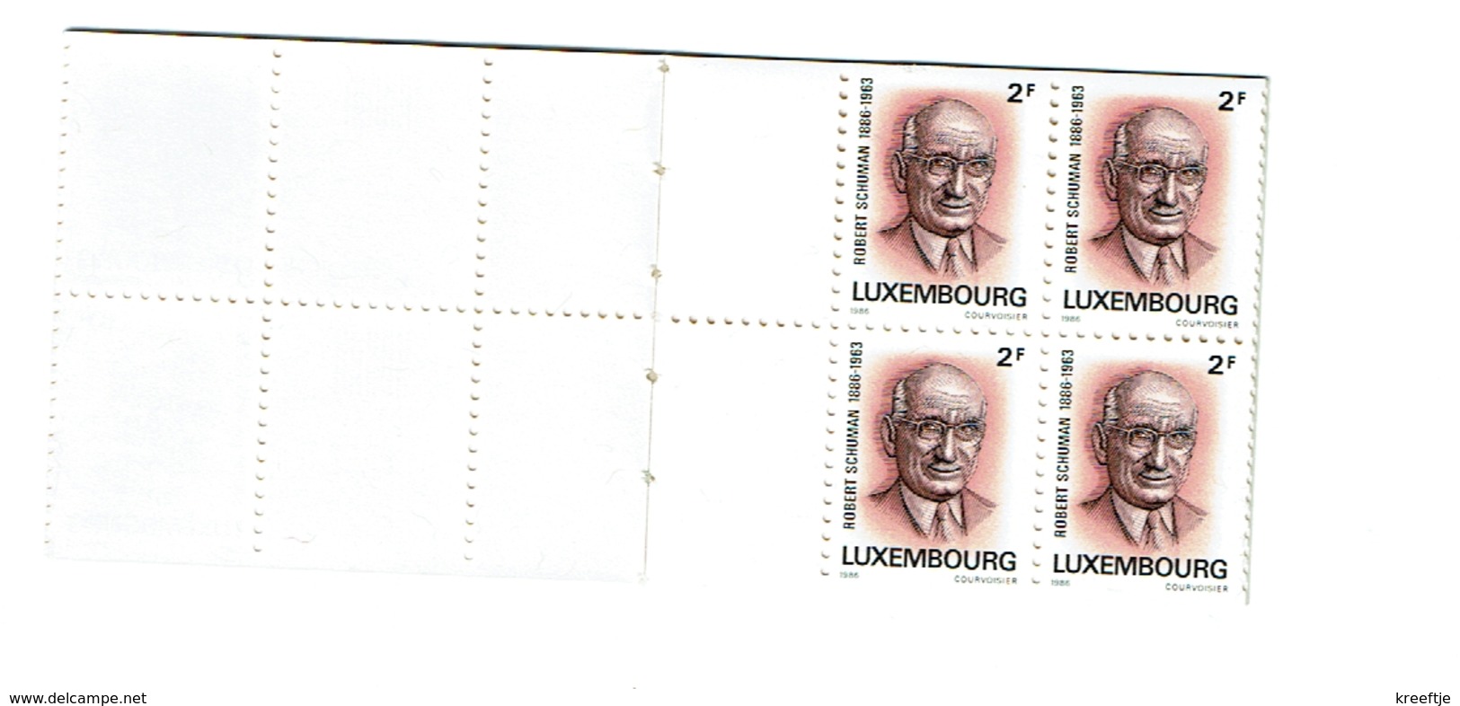 Postfris Postzegelboekje Uit Luxemburg - Carnets