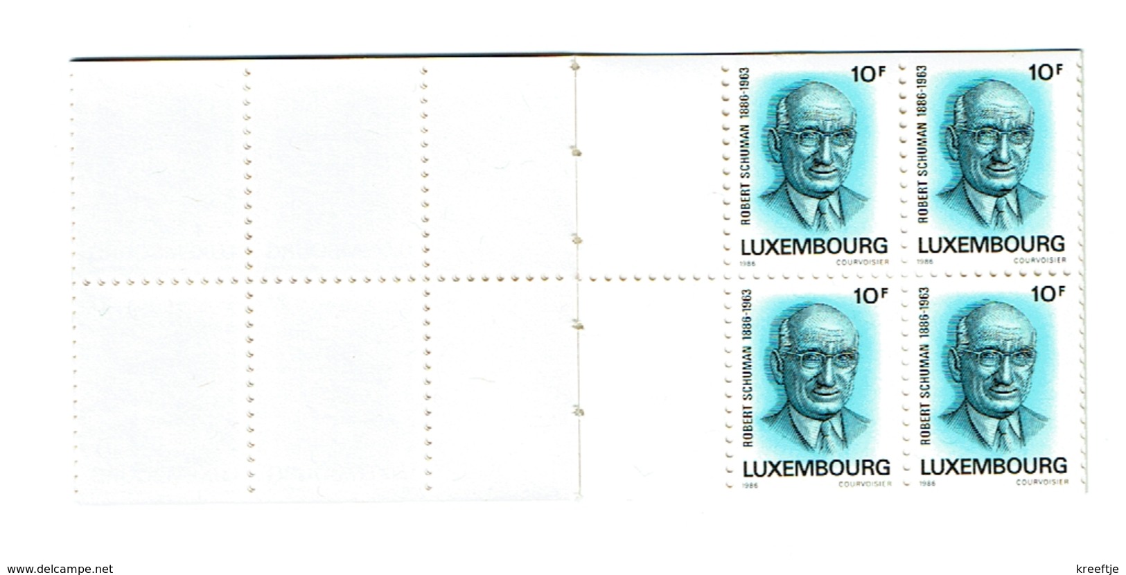 Postfris Postzegelboekje Uit Luxemburg - Markenheftchen
