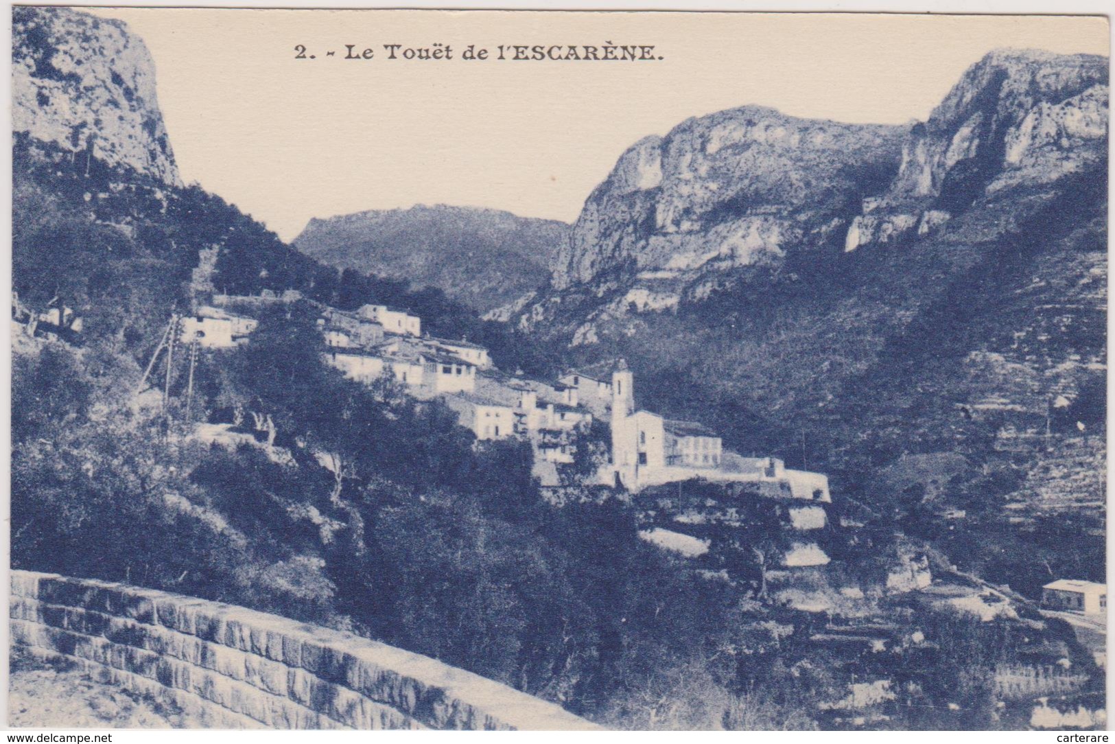 CARTE POSTALE ANCIENNE,06,ALPES MARITIMES,L'ESCARENE ,1920,TOUET - L'Escarène