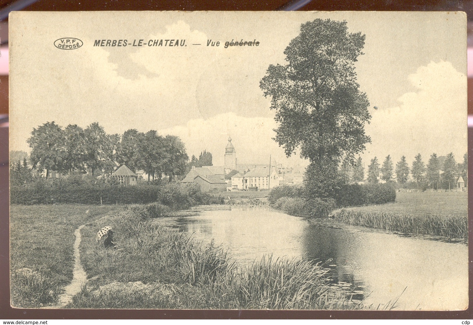 Cpa  Merbes  1912 - Merbes-le-Château