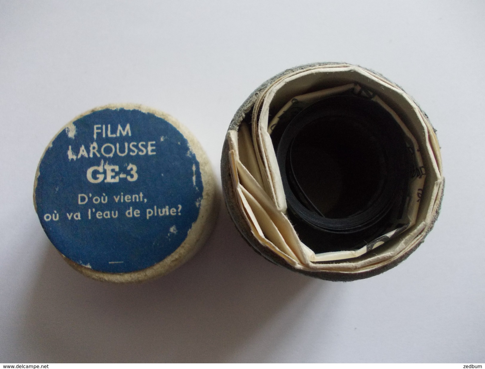 FILM FIXE Larousse GE-3 D'où Vient Où Va L'eau De Pluie ? - 35mm -16mm - 9,5+8+S8mm Film Rolls