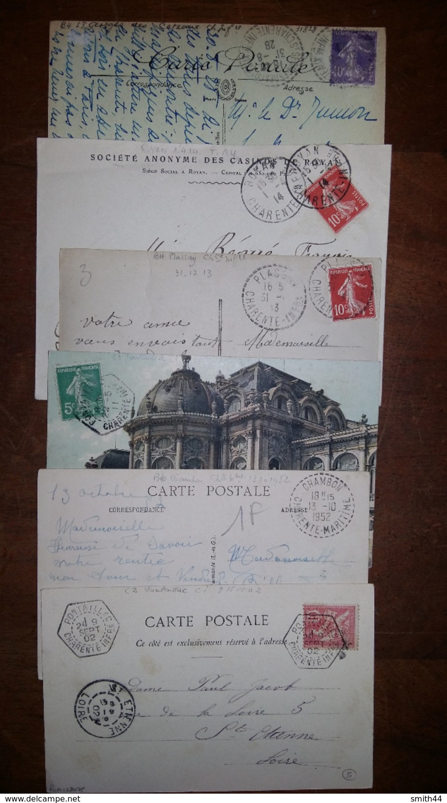 Marcophilie - Poitou Charente - Deux sèvres - Charente inférieure - Lot de 88 lettres