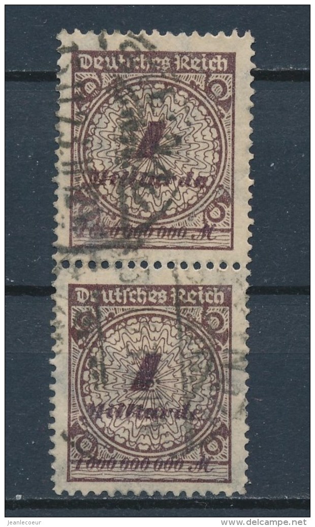 Duitse Rijk/German Empire/Empire Allemand/Deutsche Reich 1923 2x Mi: 325APa Yt: 320 (Gebr/used/obl/o)(2247) - Gebruikt