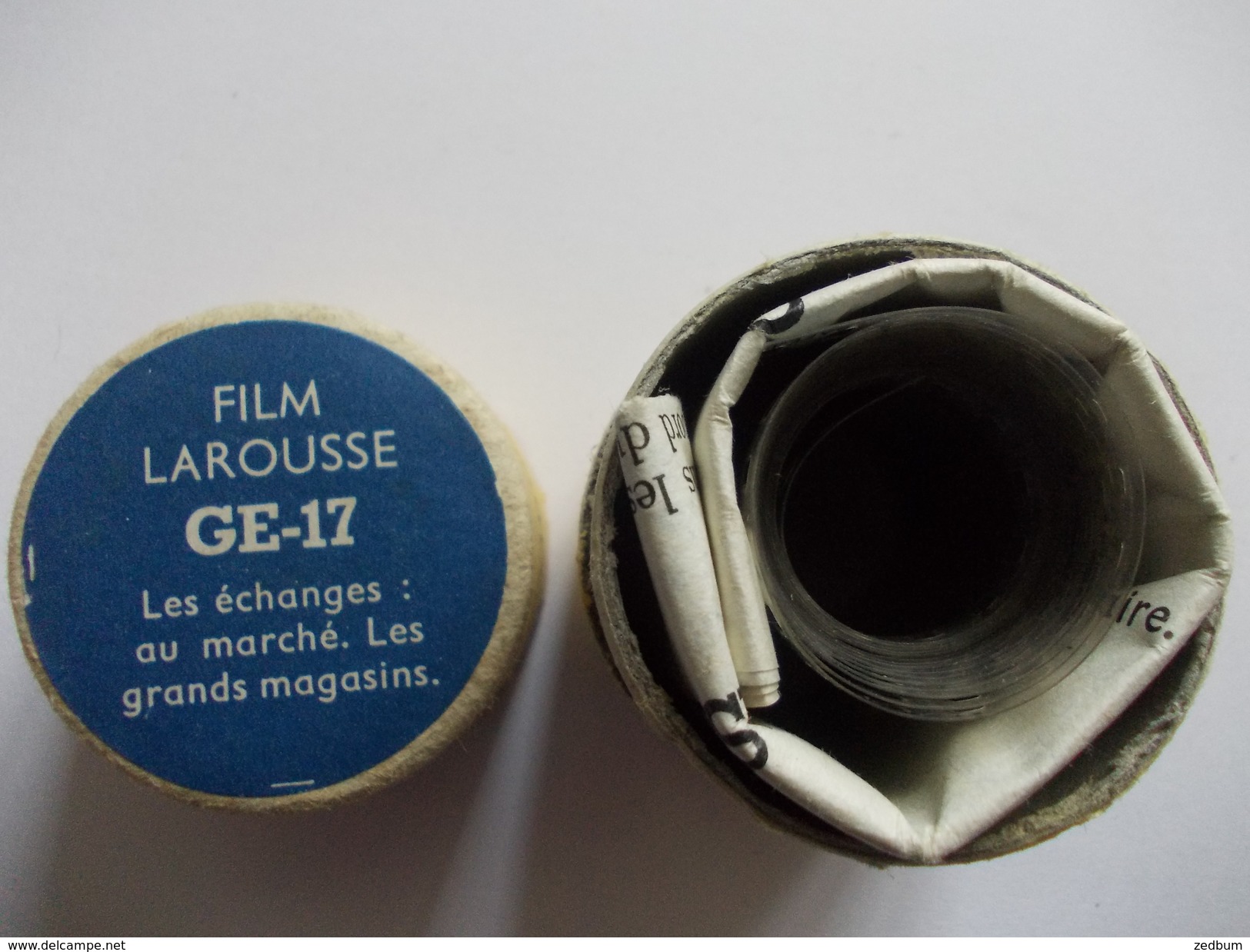 FILM FIXE Larousse GE-17 Les échanges Au Marché. Les Grands Magasins - Bobines De Films: 35mm - 16mm - 9,5+8+S8mm
