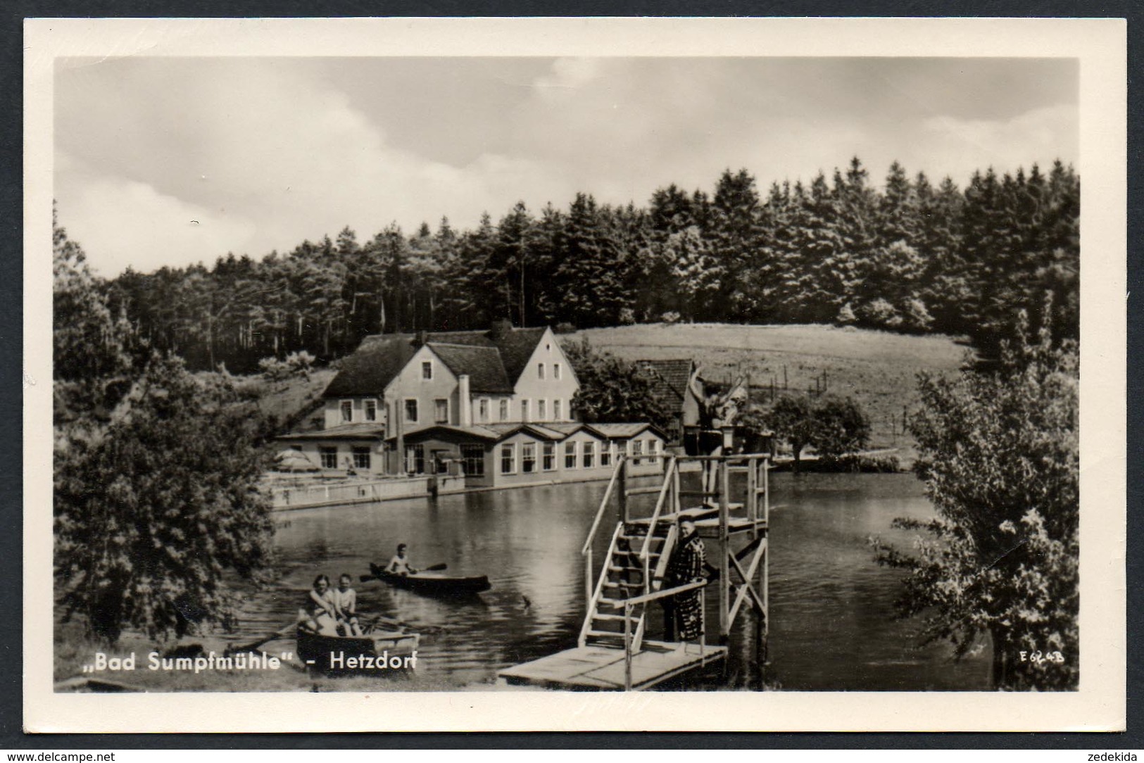 A2598 - Alte Foto Ansichtskarte - Bad Sumpfmühle Mühle - Hetzdorf - Gaststätte - Brück & Sohn - Hetzdorf