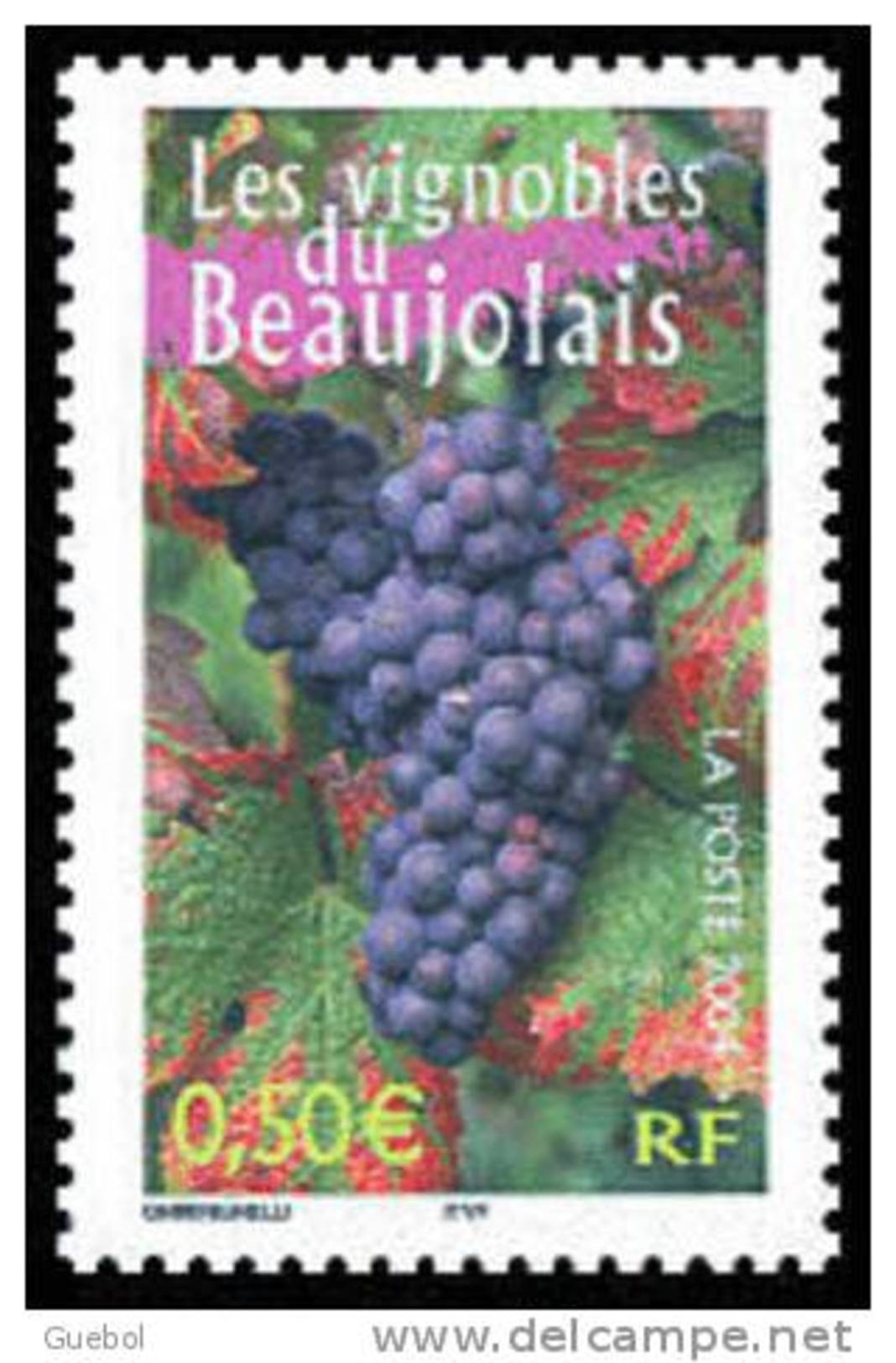 France N° 3648 ** Le Vignoble Du Beaujolais De La France à Vivre N° 3 - Vigne, Raisin - Nuovi