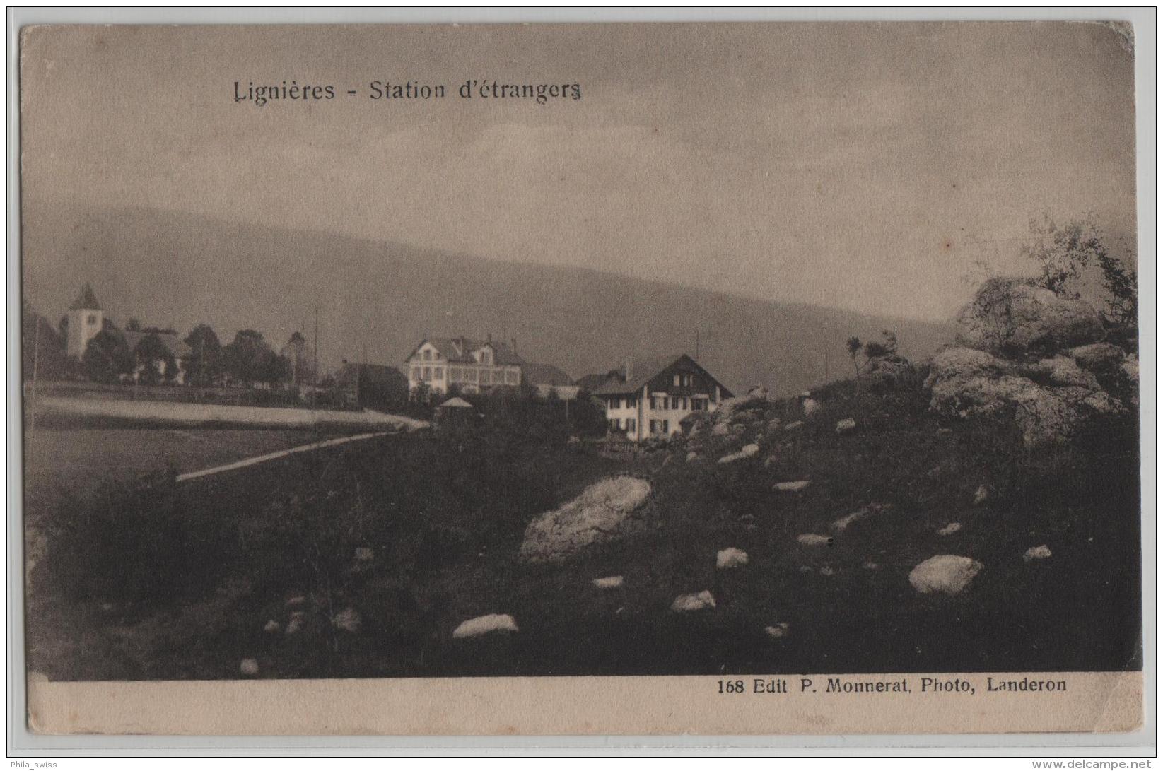 Lignieres - Station D'etrangers - Photo: P. Monnerat - Lignières