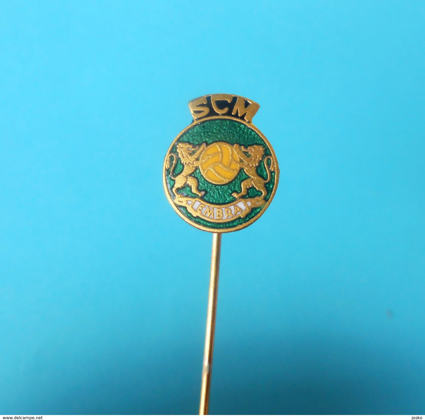 SC MARINHENSE - Portugal Football Soccer Club Old Enamel Pin Badge Fussball Futebol Clube Calcio Anstecknadel Distintivo - Football