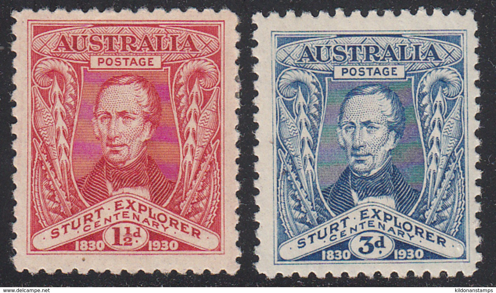 Australia 1930 Mint Mounted, Sc# 104-105, SG 117-118, Yt 68-69 - Ongebruikt