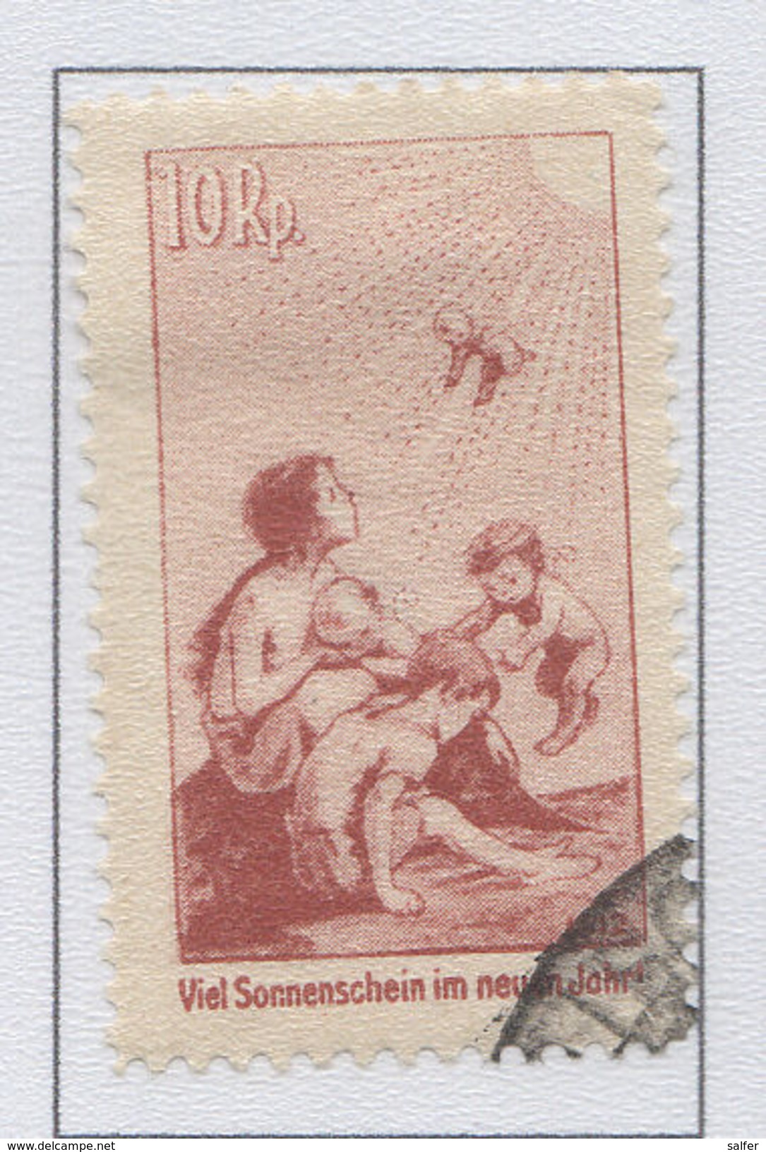 Svizzera  Schweiz Switzerland  1912  Pro Juventute  10 Rp Usati / Used - Neufs