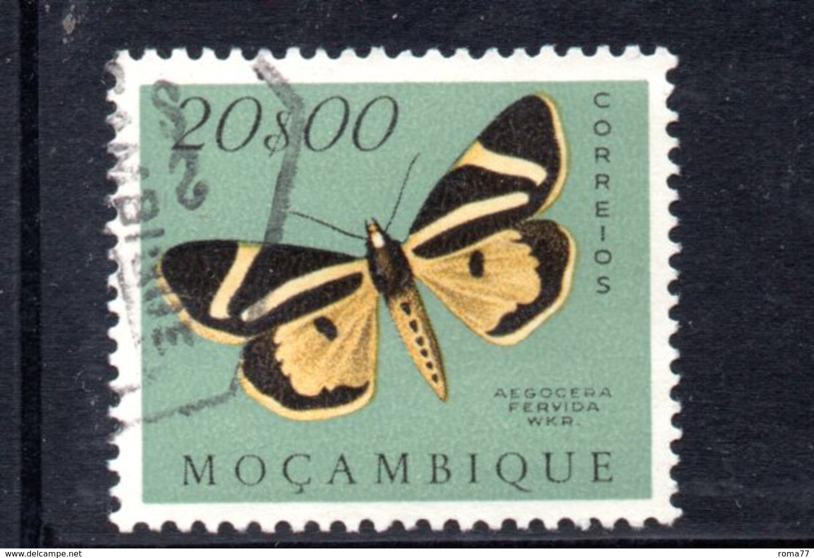 U26 - MOZAMBICO  1953 , Papillons Farfalle  Yvert N. 438  Usato - Mozambique