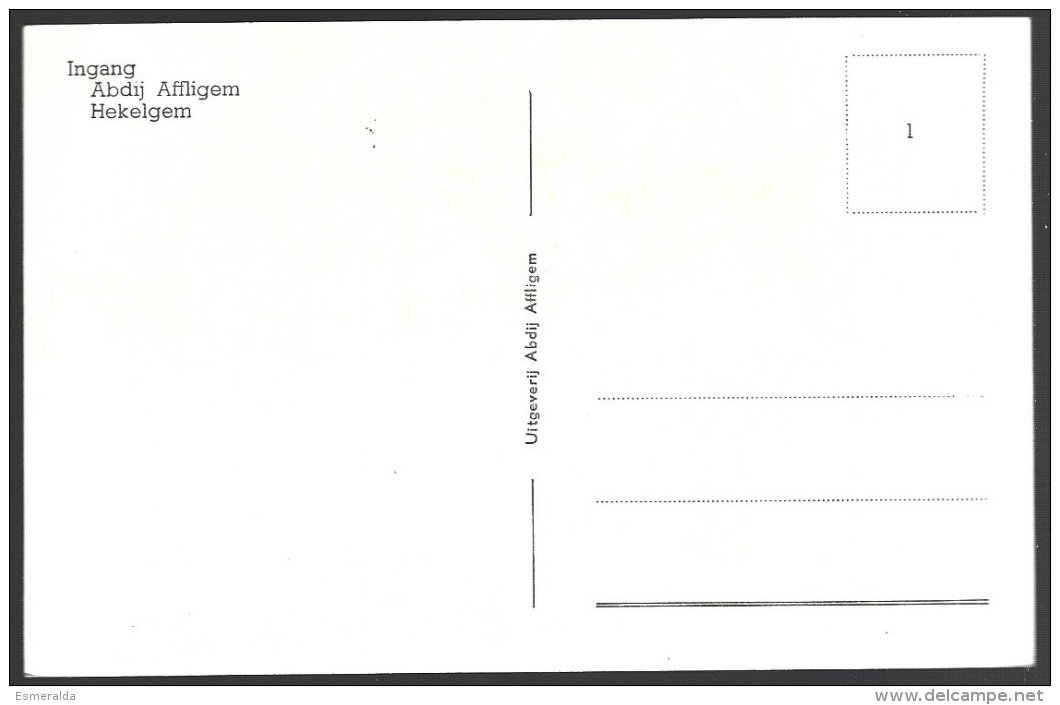 Postkaart Hekelgem. Ingang  Abdij Affligem . Non Circulé - Affligem