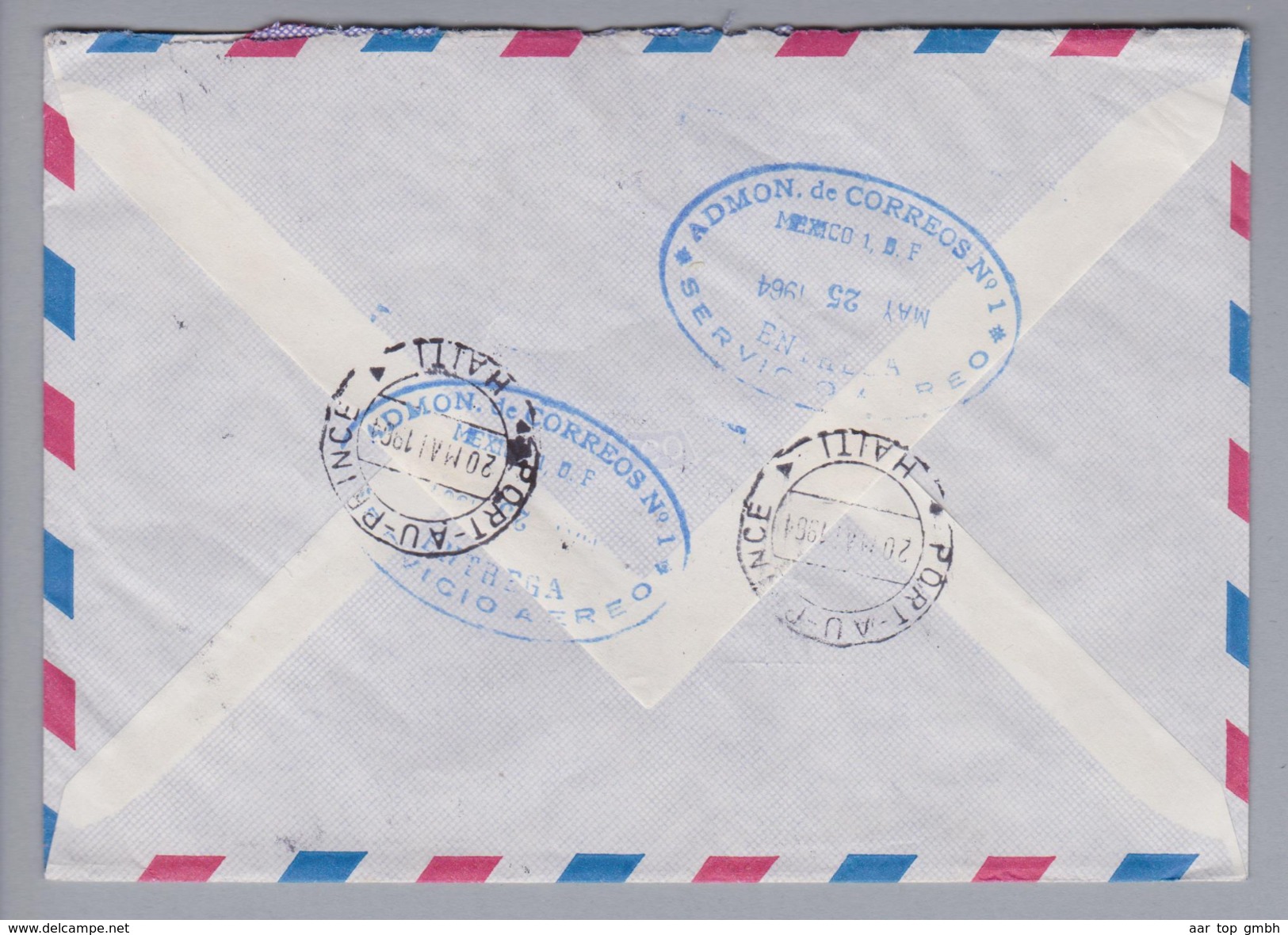Motiv Botschaft/Konsulat Haiti 1964-05-20 Airmail Nach Mexico (Botschaft) - Haïti