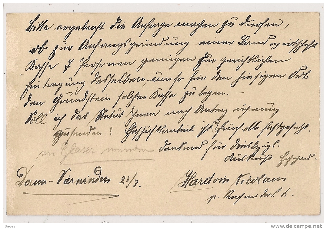 PFALZBURG. POSTKARTE. 1911. - Lettres & Documents