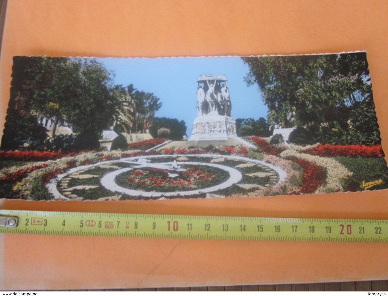 Algérie El-Djezair Alger Panorama Monument Mort Horloge Flor(ex Colonie Française)CPSM Carte Postale Panoramique Afrique - Algiers