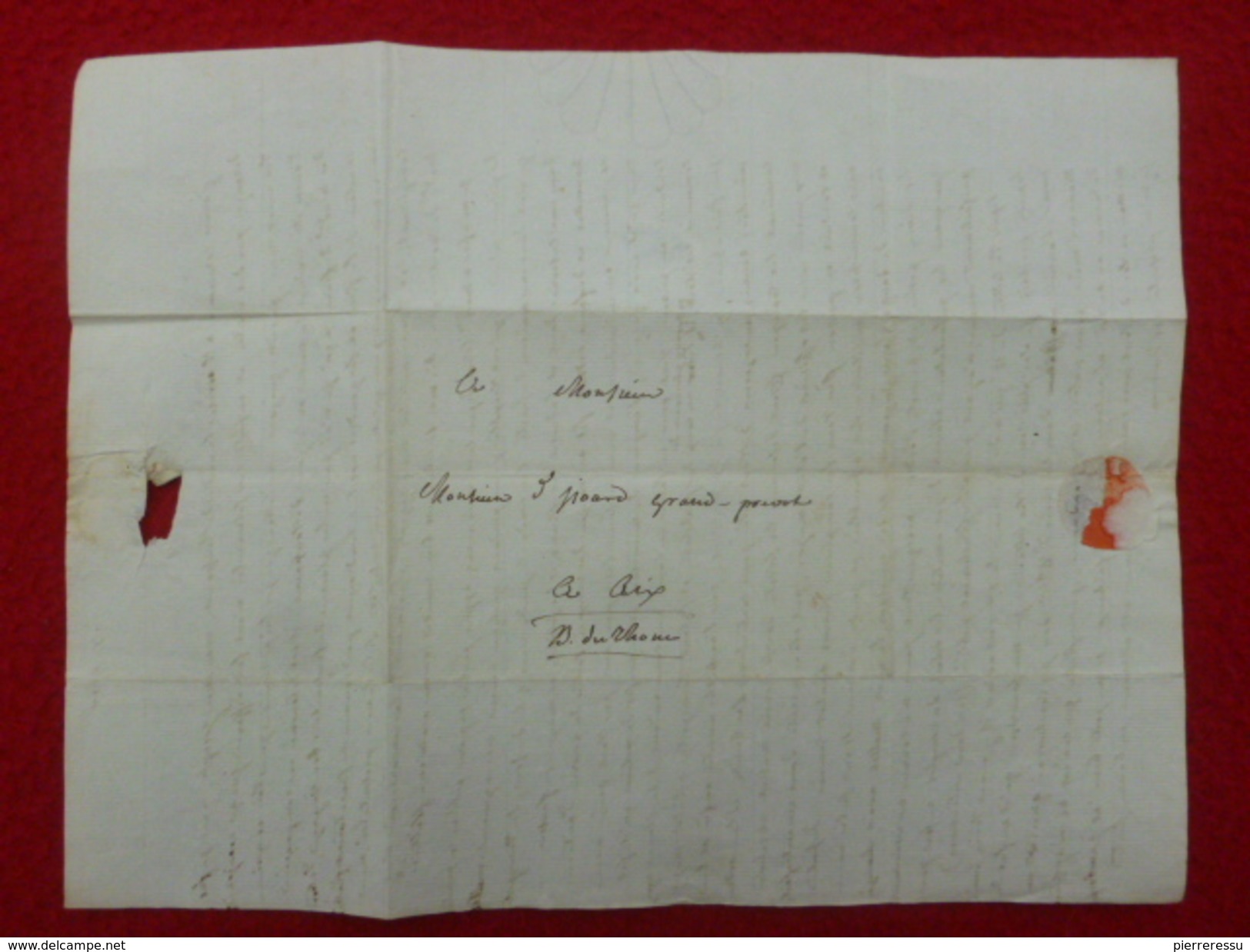 LETTRE MANUSCRITE EVASION DU GENERAL MALET 1812 A Lire - Documents Historiques