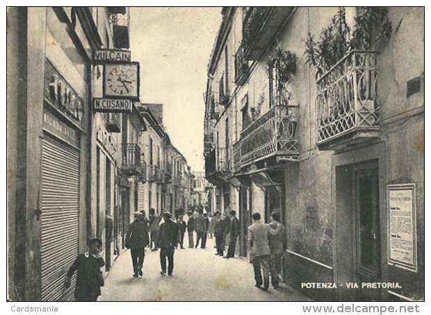 Potenza-Via Pretoria-1950 - Potenza